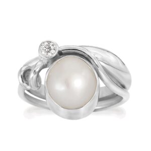 Rabinovich Winding White ring 79416301