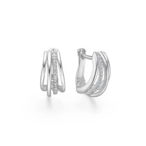 Randers Sølv Moderne øreringe 502313