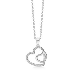 Randers Sølv Hjerte halskæde 500410K