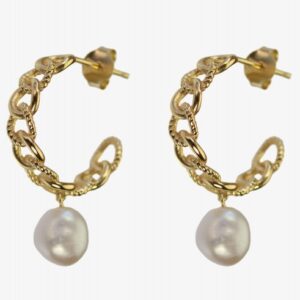 Hultquist   - Eleonora øreringe forgyldt