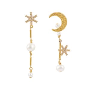 Hultquist - Galaxy øreringe i forgyldt