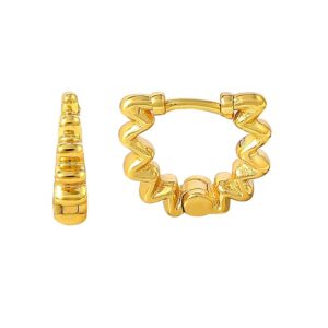 Hultquist Wavy øreringe S08498 G