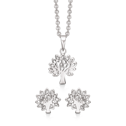 Støvring design - Sølv sæt med livets træ