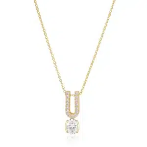 Sif Jakobs Ellisse Carezza Uno halskæde SJ-N2354-CZ-YG