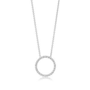 Sif Jakobs Halskæde Biella i sølv SJ-P3120-CZ