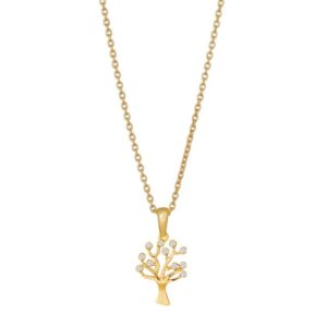 Siersbøl Livets Træ halskæde 8kt. 20830420300