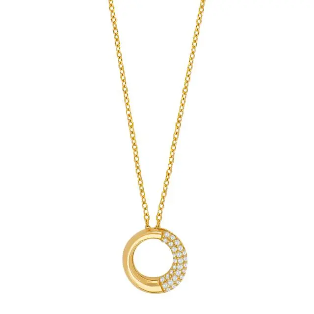 Siersbøl halskæde 8 kt. 20550400300