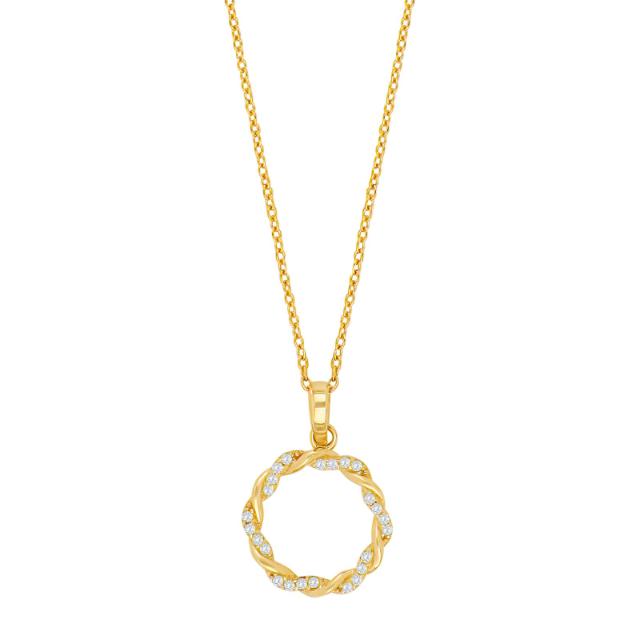 Siersbøl halskæde 8kt. 20832370300