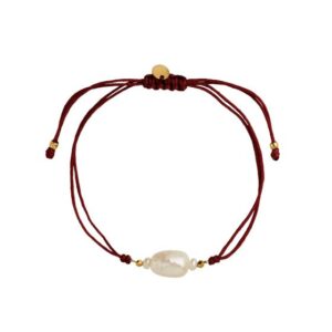 Stine A Baroque Pearl Berrie Bordeaux Armbånd 3220-02-OS