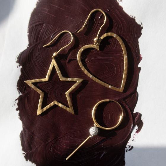 Stine A Vintage Disco Ball and Pin ørering 1369-0002-S