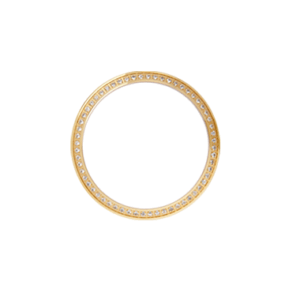 Christina - Topring med 60 hvide safirer 36 mm.