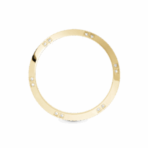 Christina - Topring med 12 hvide safirer 40 mm.