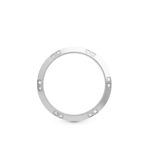 Christina - Topring med 12 hvide safirer