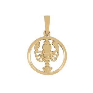 Siersbøl - Stjernetegn Krebsen 8 kt. guld 29160060300