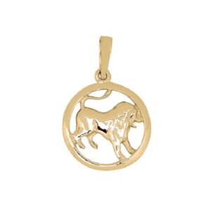 Siersbøl Stjernetegn Løven 8 kt. guld 29160070300