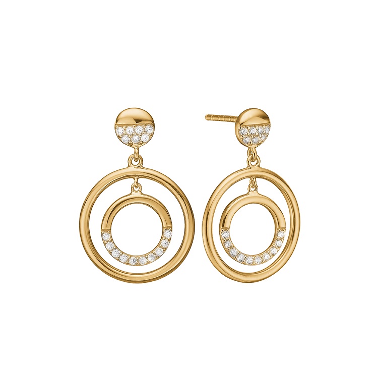 Aagaard øreringe forgyldt