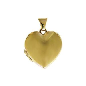 Aagaard medaljon forgyldt hjerte 925-0889124