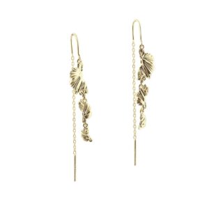 Aqua Dulce Koi Thread øreringe forgyldt 5613