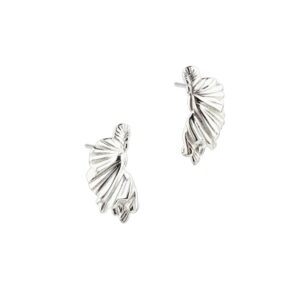 Aqua Dulce Koi Small Half Leaf øreringe sølv 5608