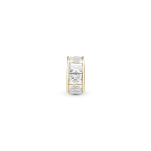 Christina White Baguette Charm 623-G303WHITE