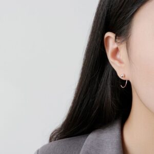 Donnatella øreringe sølv