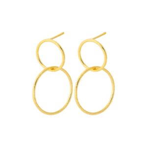 Pernille Corydon Double øreringe E-224-GP