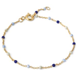 Enamel Lola Marine armbånd B66G_2Marine