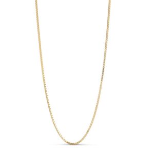 Enamel Box Chain 1,45 mm halskæde N114G