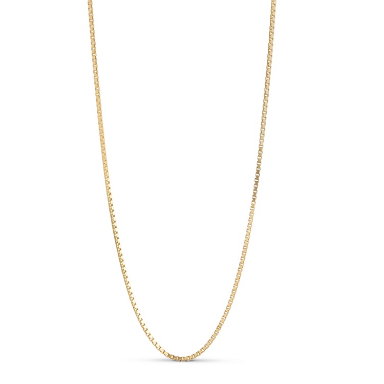 Enamel Box Chain 1,45 mm halskæde N114G