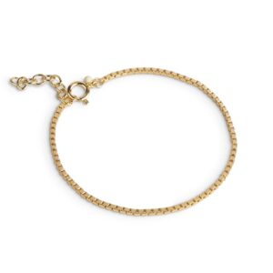 Enamel Box Chain 1,45 armbånd B122GM