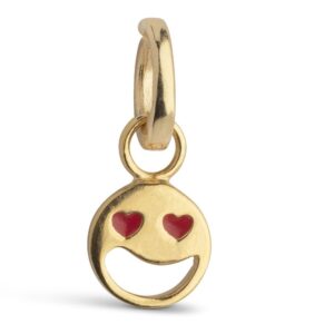 Enamel Funky Smiley charm C013G