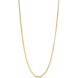 Enamel Curb Chain halskæde 1,75 mm N115G