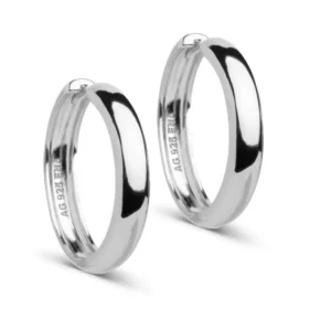 Enamel Classic Wide 25 mm Hoops E371S