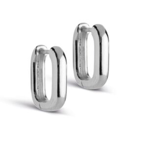 Enamel Square 15 mm øreringe E359S