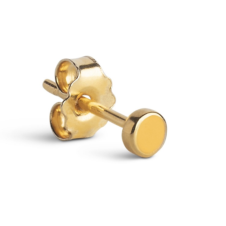 Enamel Dot Orange ørering E313G