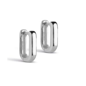 Enamel Square 12 mm øreringe E358S