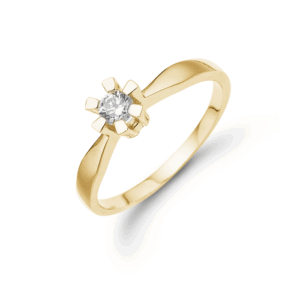 Eternity by Aagaard 14 kt ring med 0,15 ct.