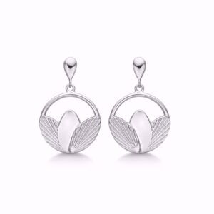 Guld & Sølv Design sølv øreringe 1918/1