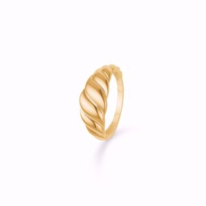Guld & Sølv Design ring 8 karat