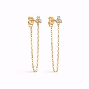 Seville guld øreringe i 8 kt.