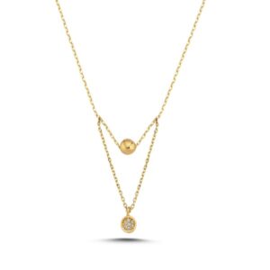 Melfia halskæde 14 karat guld 2335 211F