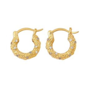 Hultquist Celeste White hoops S08488 G-W