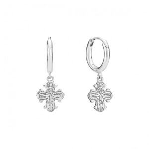 Lund Copenhagen øreringe med dagmarkors 9091264