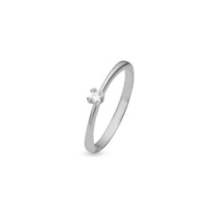 Mary sølv ring 0,05 ct. labgrown diamant 21647705