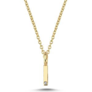 Nuran Bogstav 14 kt. guld "I" med 0,005ct. V2200-I