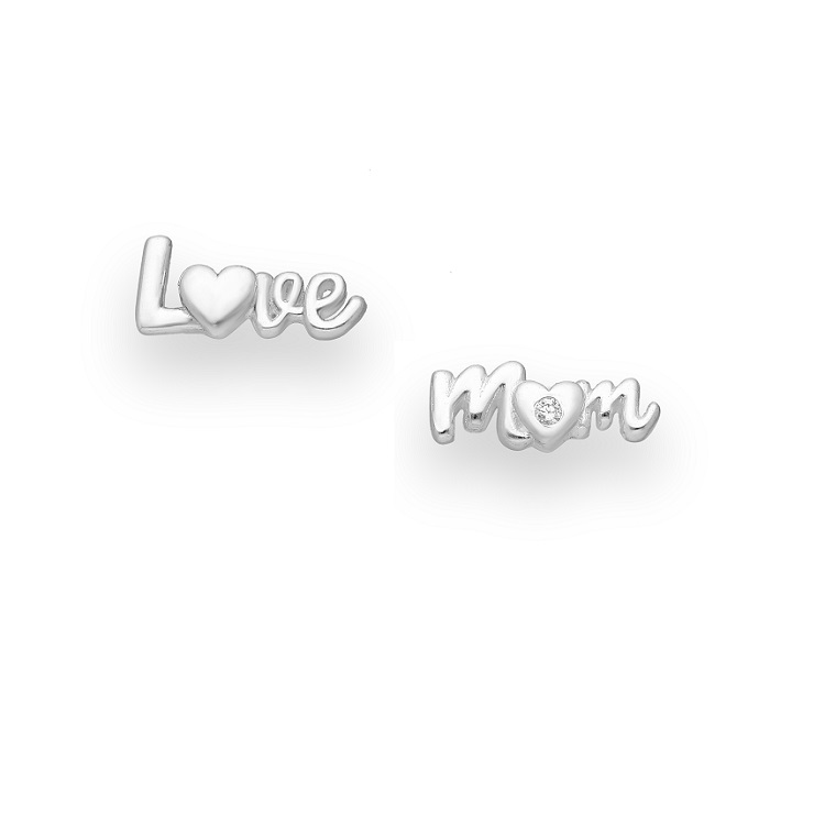 Donnatella - MOM øreringe sølv