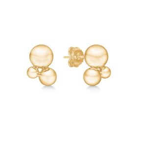 Randers Sølv øreringe 3 kugler 240313FG