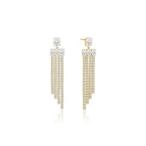 Sif Jakobs Ellisse Longo Piccolo øreringe SJ-E2327-CZ-YG