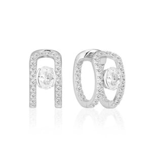 Sif Jakobs Ellisse Carezza Creolo øreringe SJ-E2352-CZ