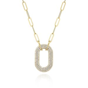 Sif Jakobs Capri Uno halskæde SJ-N62014-CZ-YG